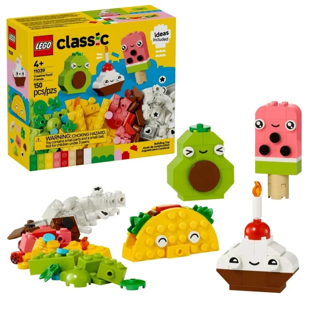 LEGO Classic Creative Food Friends Building Toy Set Fun 150 Pieces Lego Friends